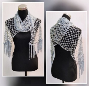 Beaded Shawl BDL-013B